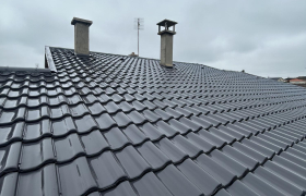 Hydrofuge colorés sur toiture 